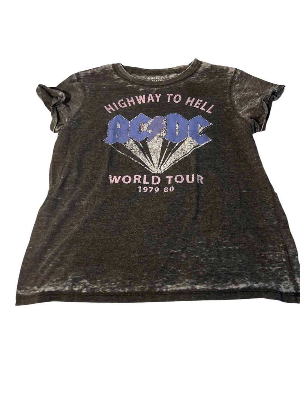ODDPeople by RKB AC/DC “Highway to Hell' Black Graphic Tee